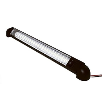 LED Panel Post Light w/ SWITCH 12 VDC White LED Waterproof & Vibration Proof